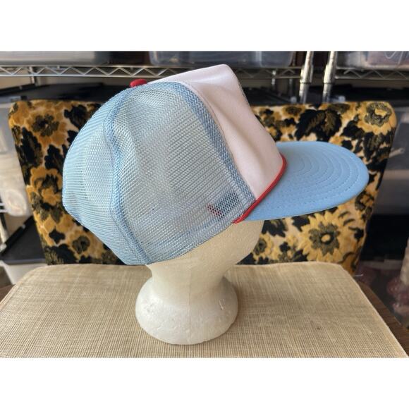 Vintage Official NFL Houston Oilers Mesh Snapback Trucker Hat Rare - Picture 4 of 6